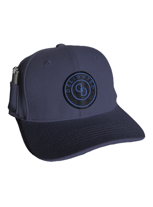 Delighted Logo Baseball Cap Navy Blue