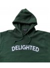 Delighted Forest Green Oversized Hoodie