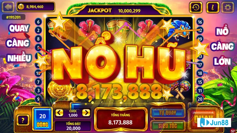 Nổ hũ Jun88 truyền cảm hứng đặc sắc Nổ hũ Jun88 truyền cảm hứng đặc sắc